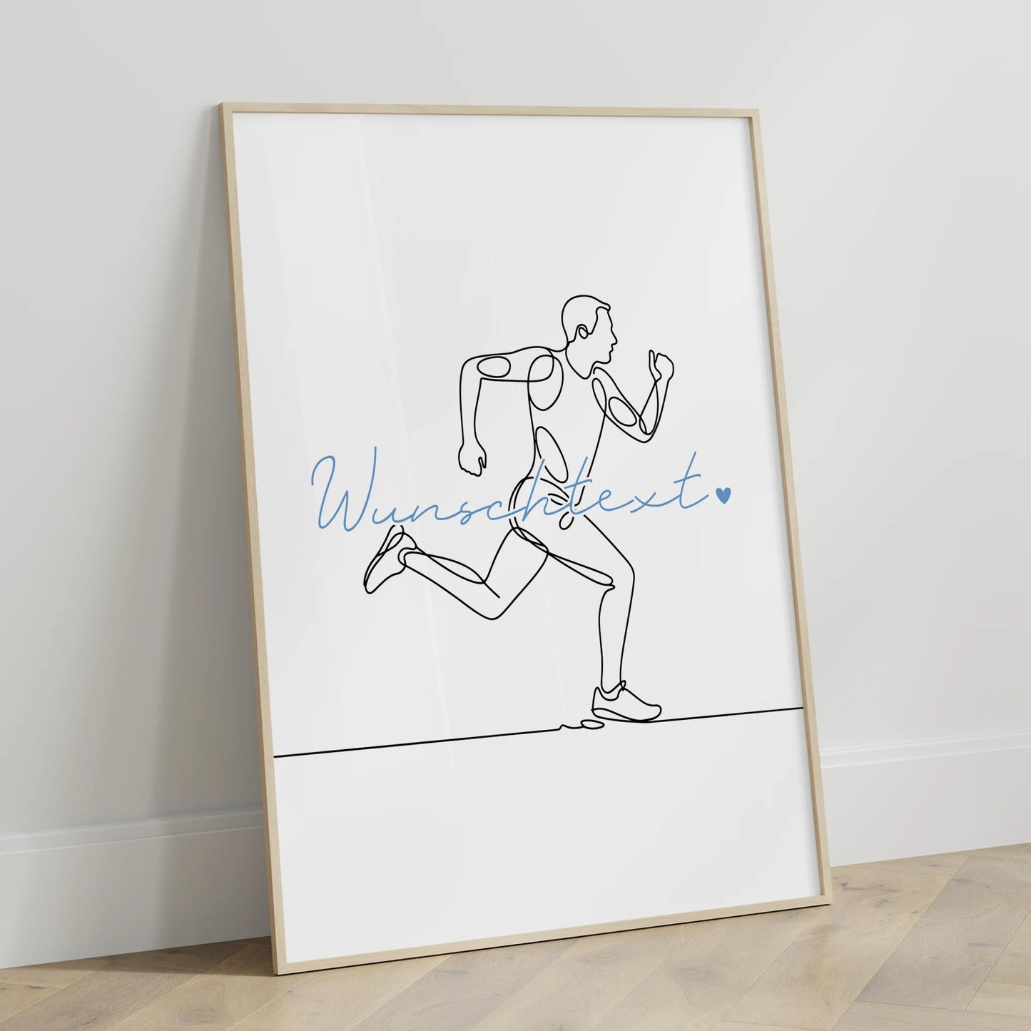 Lineart Poster Personalisiert Ultramarathon Geschenk Sohn & Bruder für Ultramarathonläufer Ultramarathonläuferin Ultra marathon