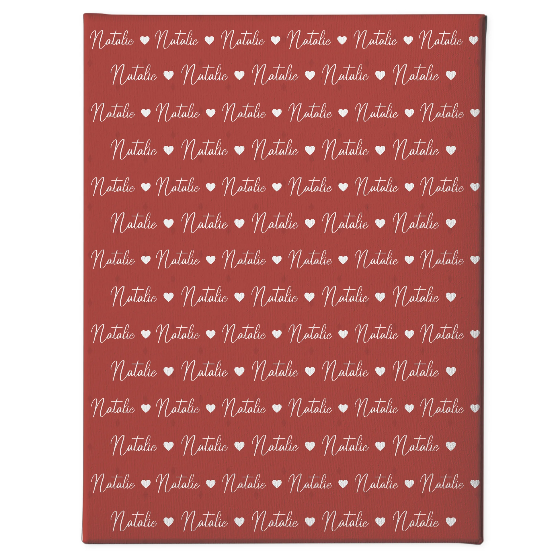 Kinder Leinwand Mit Namen Perlrosa 1