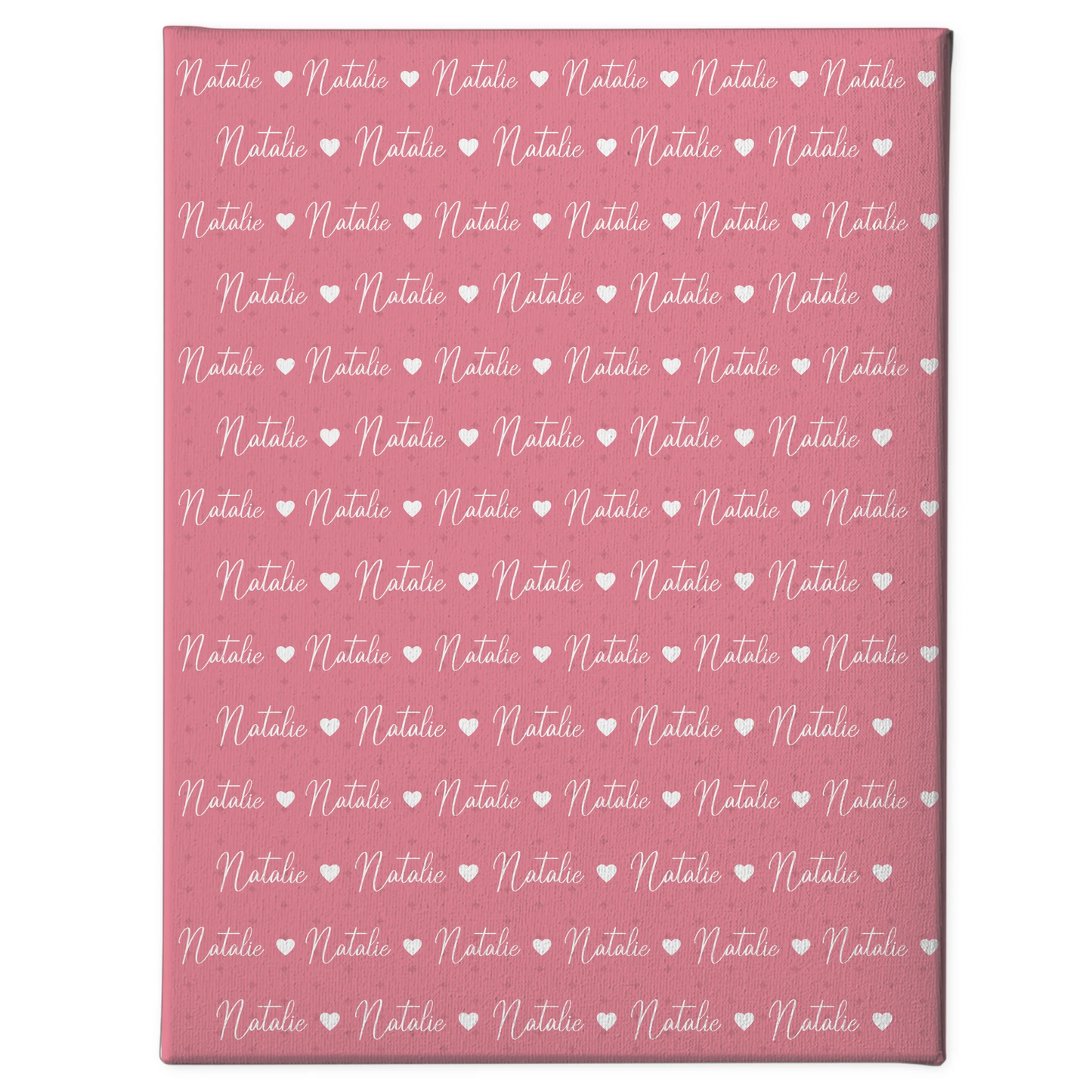 Leinwand mit Namen Kinder Leinwand Hellrosa 1