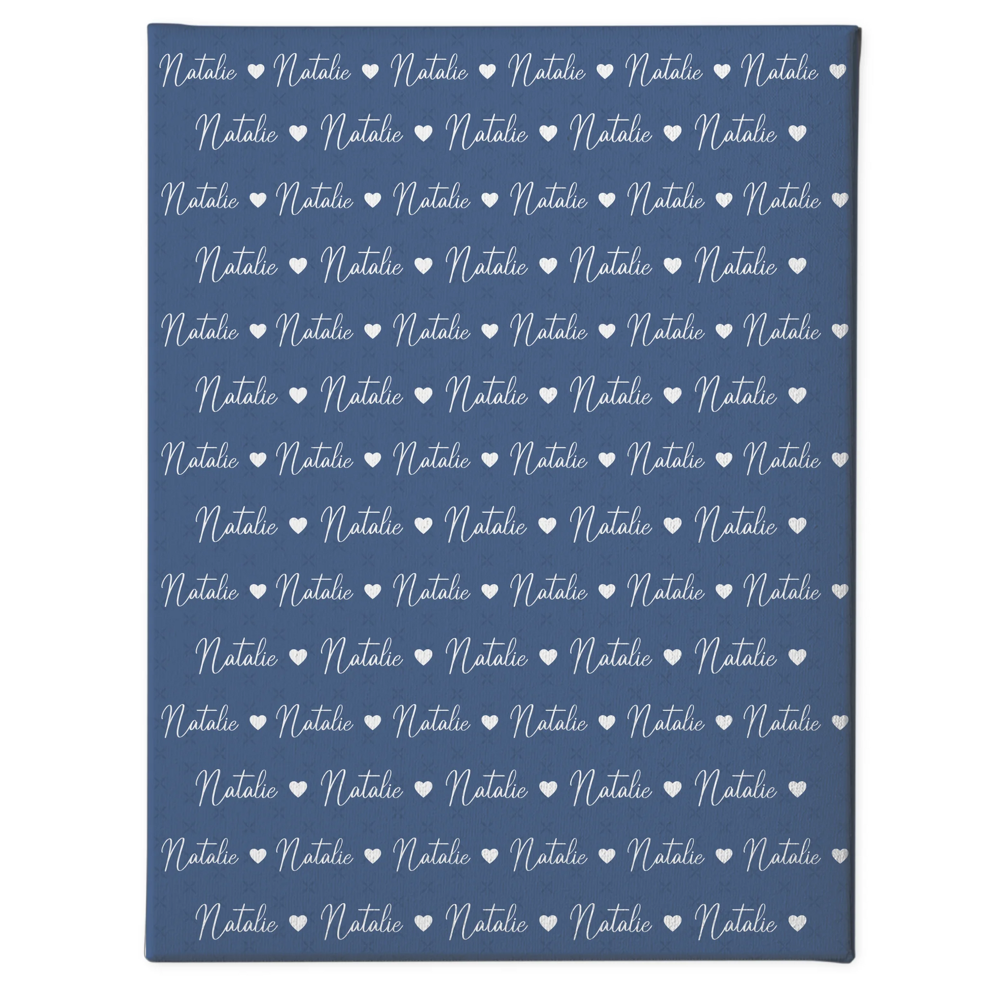 Personalisierte Leinwand mit Namen Kinder Leinwand Fernblau 1