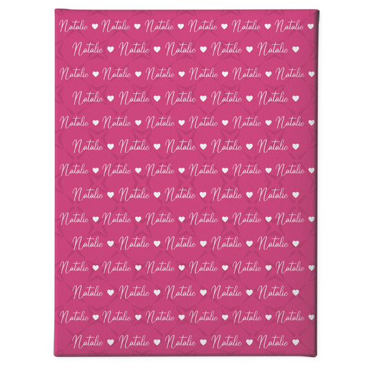 Kinder Leinwand personalisiert Kinder Leinwand Erikaviolett 1