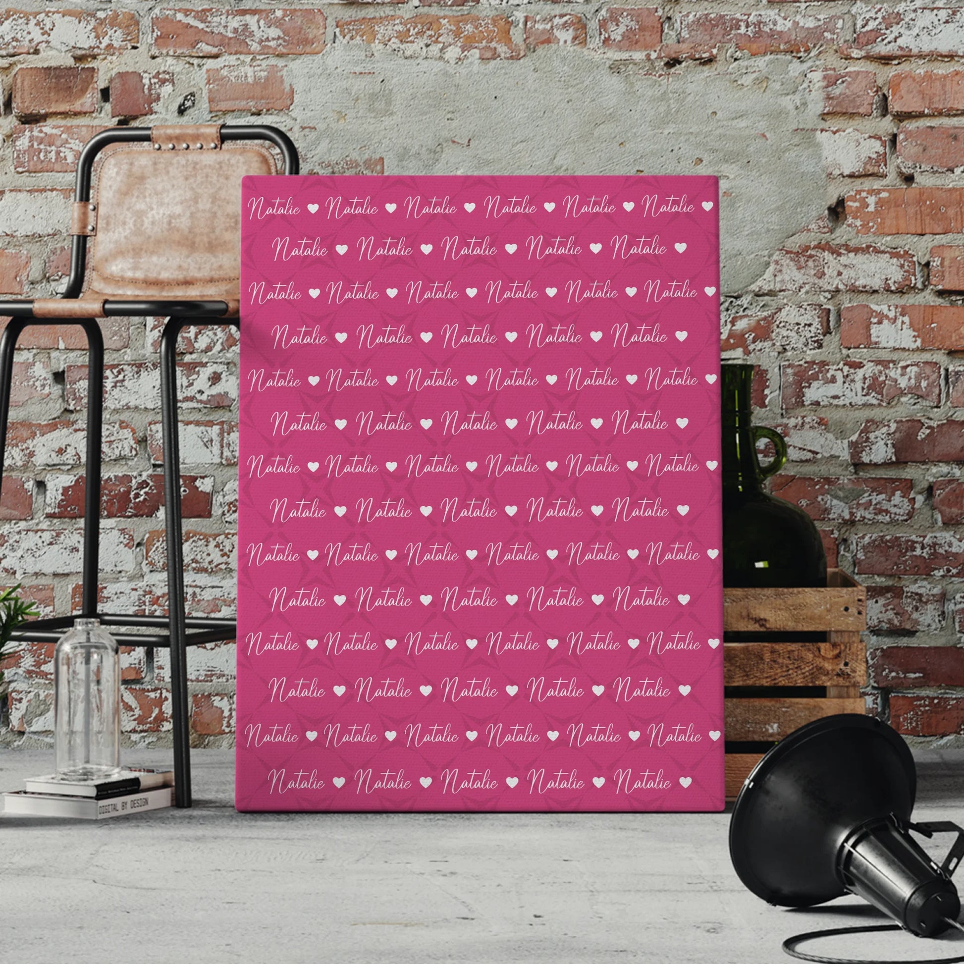 Kinder Leinwand personalisiert Kinder Leinwand Erikaviolett 4