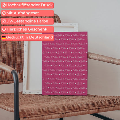 Kinder Leinwand personalisiert Kinder Leinwand Erikaviolett 5