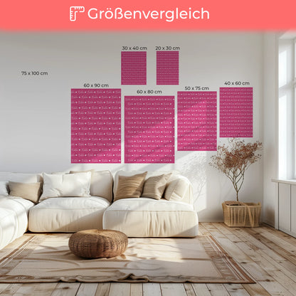 Kinder Leinwand personalisiert Kinder Leinwand Erikaviolett 6