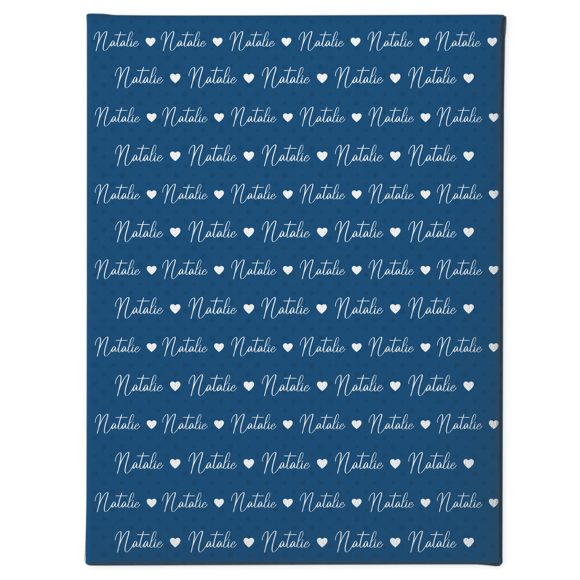 Personalisierte Leinwand mit Namen Kinder Leinwand Capriblau 1