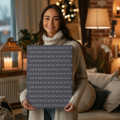 Kinder Leinwand mit Namen Leinwand Perlbrombeer 2