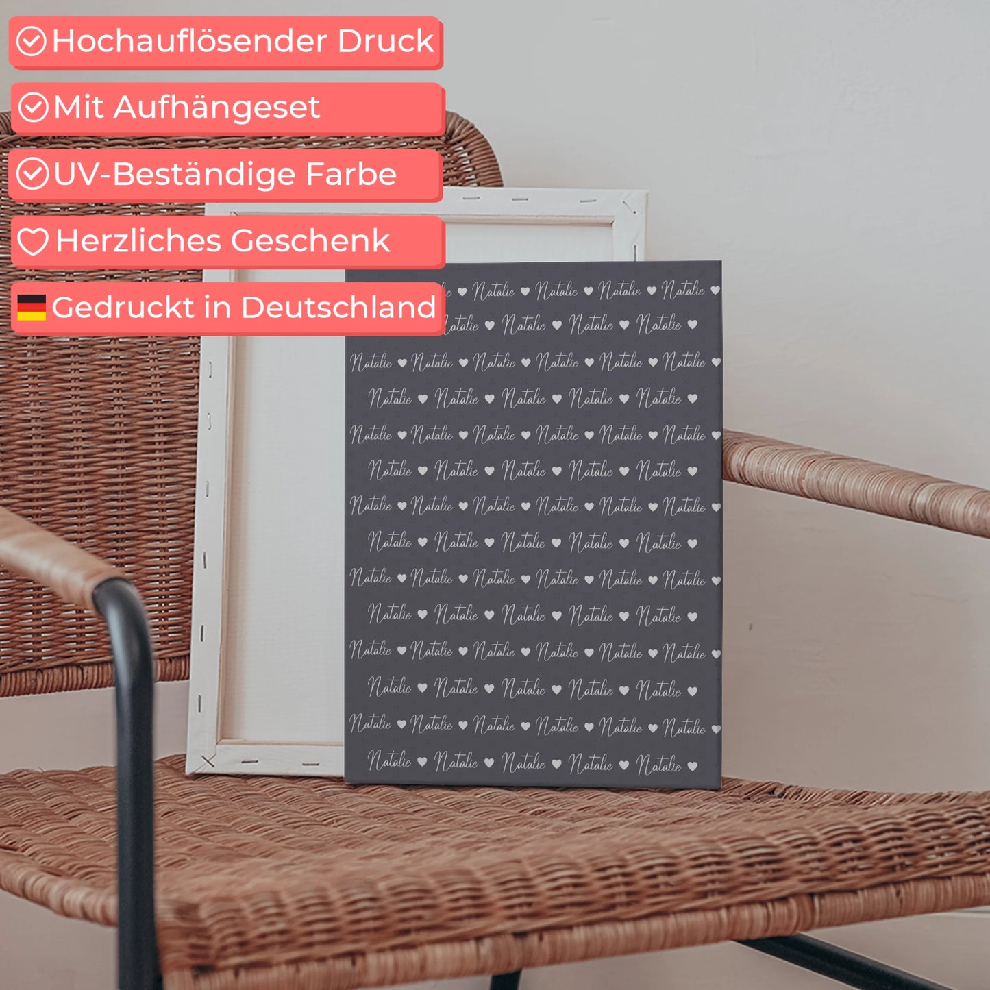 Kinder Leinwand mit Namen Leinwand Perlbrombeer 5