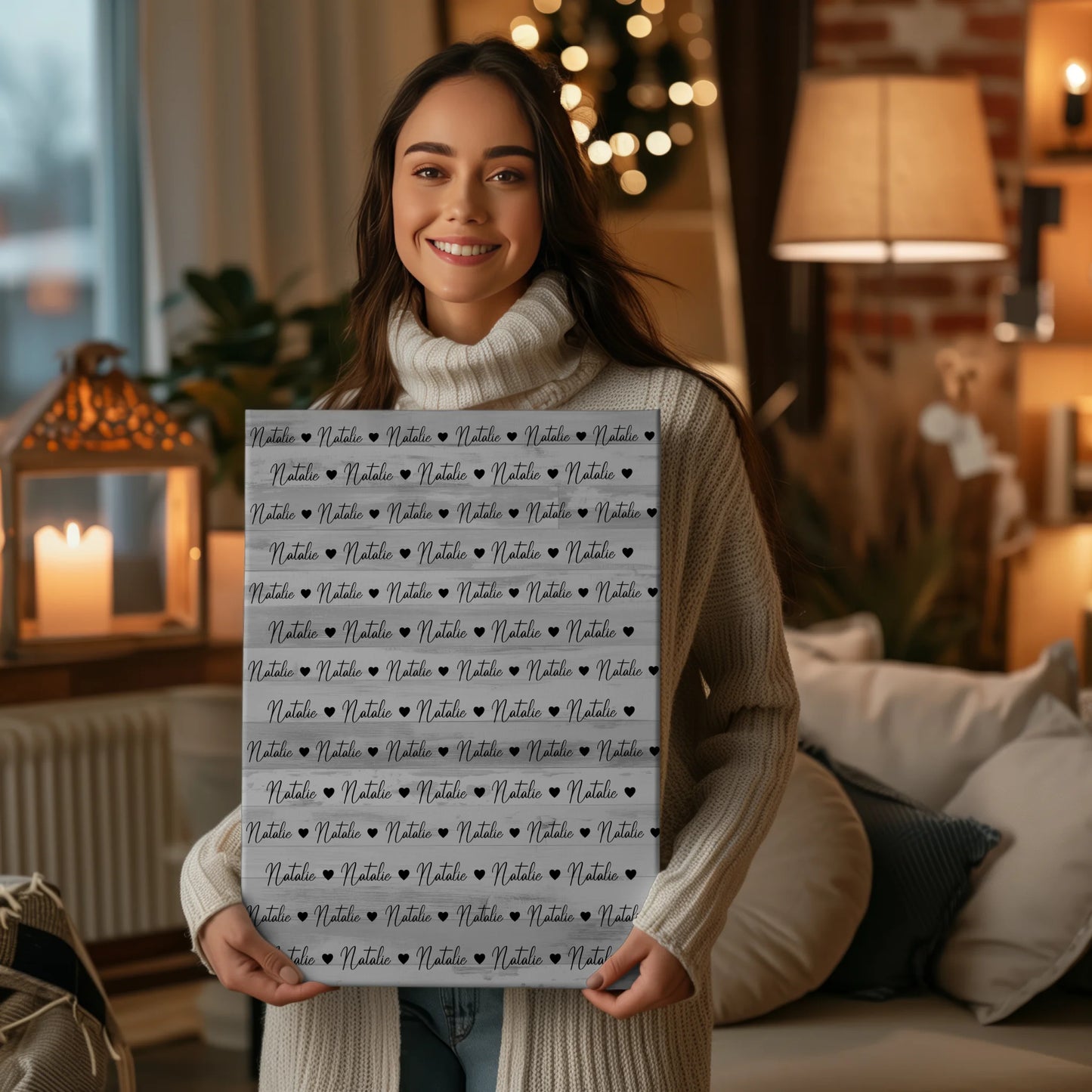Personalisierte Leinwand mit Namen Kinder Leinwand Für Mädchen & Jungen 2