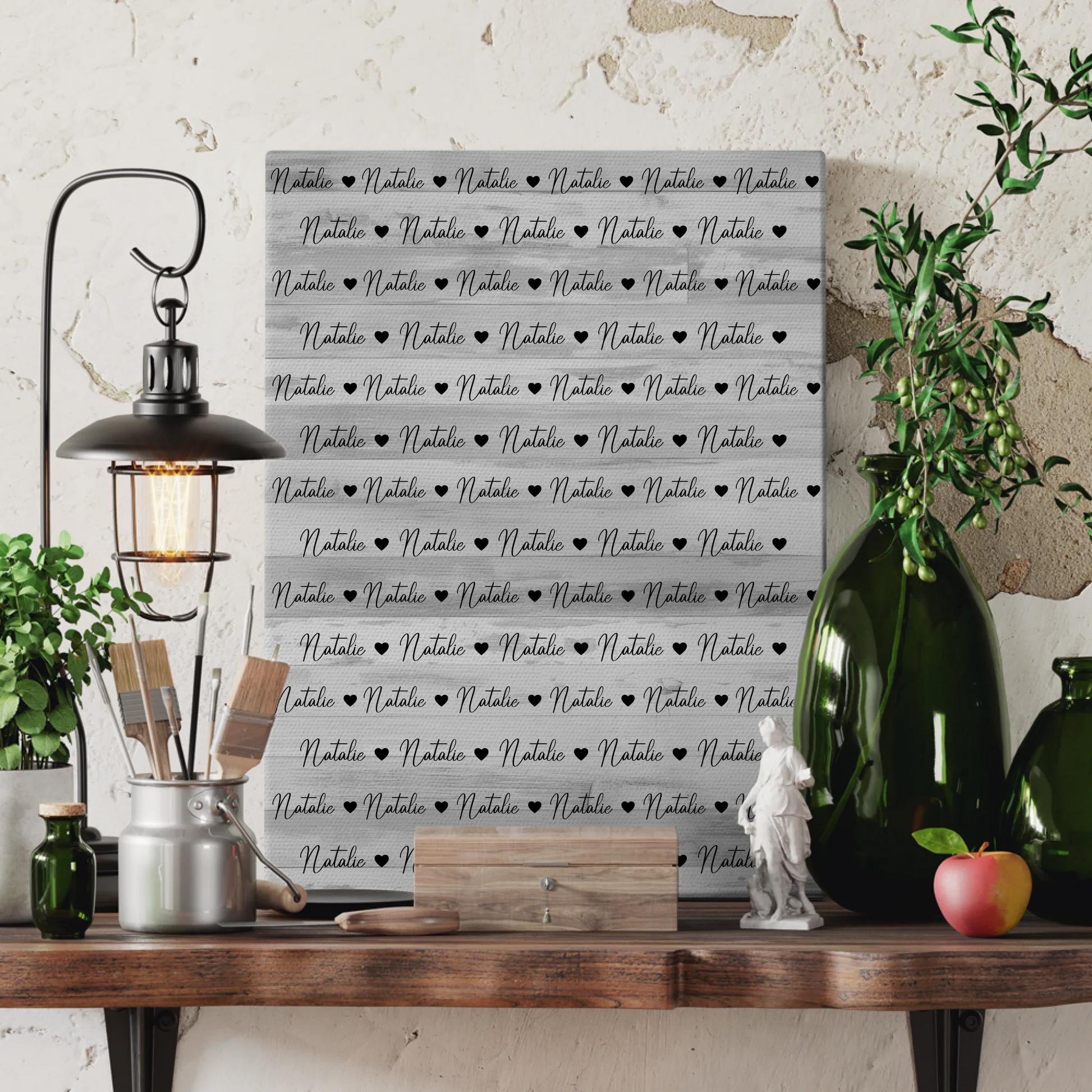 Personalisierte Leinwand mit Namen Kinder Leinwand Für Mädchen & Jungen 3