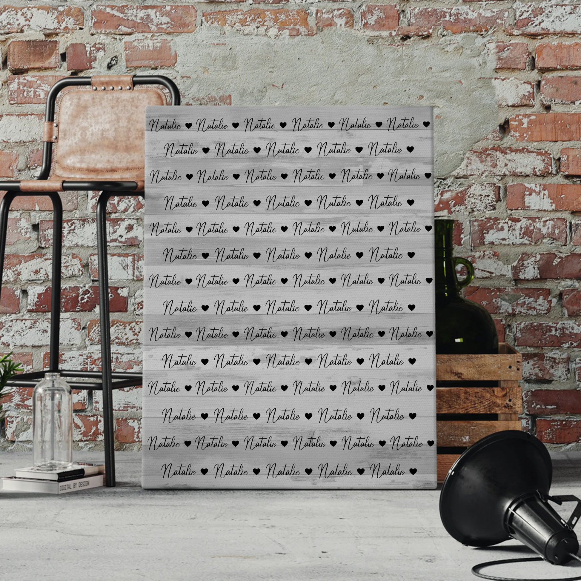 Personalisierte Leinwand mit Namen Kinder Leinwand Für Mädchen & Jungen 4