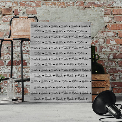 Personalisierte Leinwand mit Namen Kinder Leinwand Für Mädchen & Jungen 4