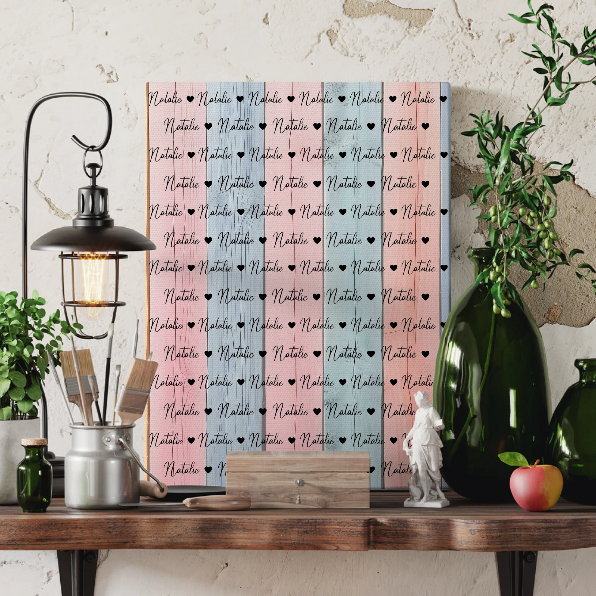 Kinder Leinwand mit Namen Leinwand Für Mädchen & Jungen 3