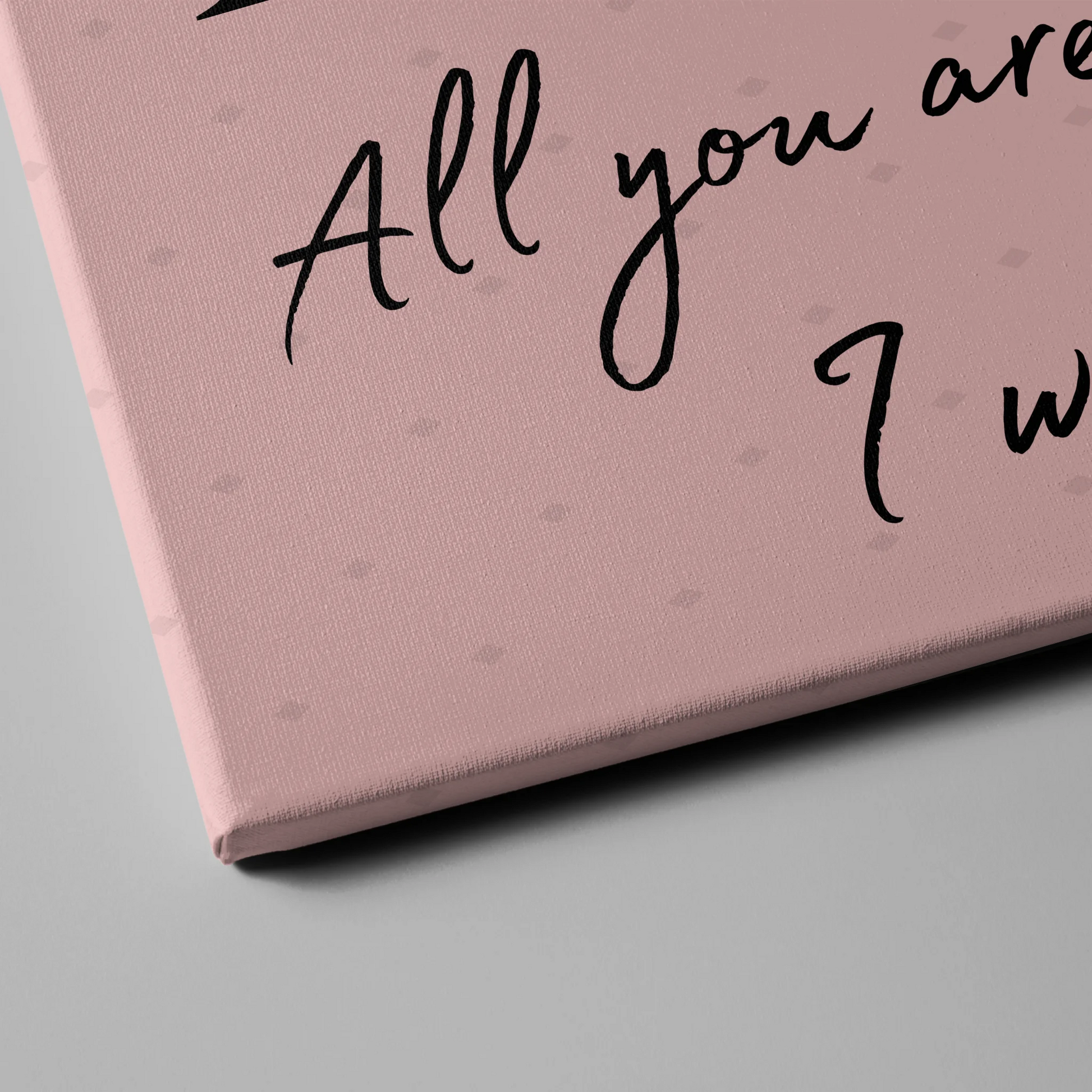 Paar Leinwand für Schatz Mit Initialien Namen und Fotos All You Are Is All I Will Ever Need 4