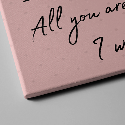 Paar Leinwand für Schatz Mit Initialien Namen und Fotos All You Are Is All I Will Ever Need 4