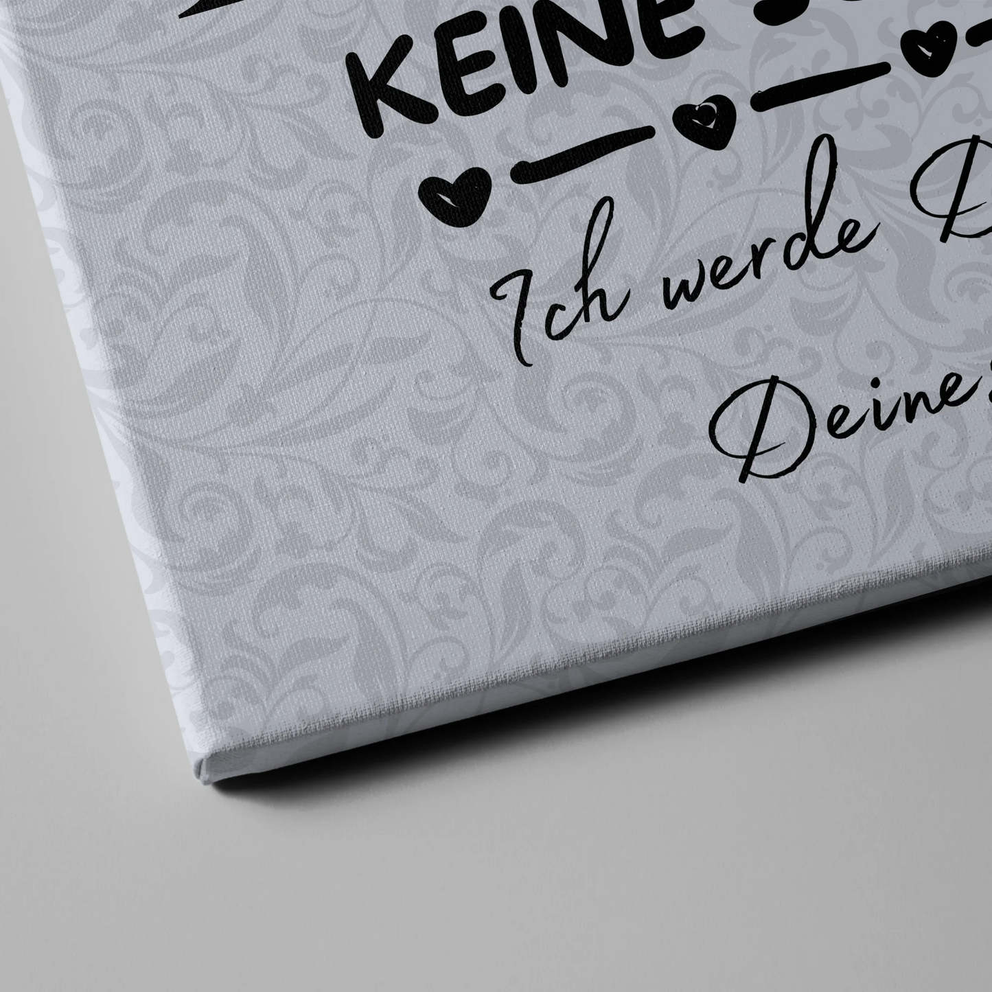 Leinwand Liebe für Paare Mit Initialien Namen und Fotos Keine Sorge Schatz Ich Werde Dich Ewig Nerven 4