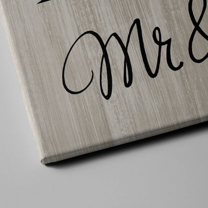 Leinwand Liebe für Paare Mit Fotos Initialien und Fotos Mr & Mrs 4