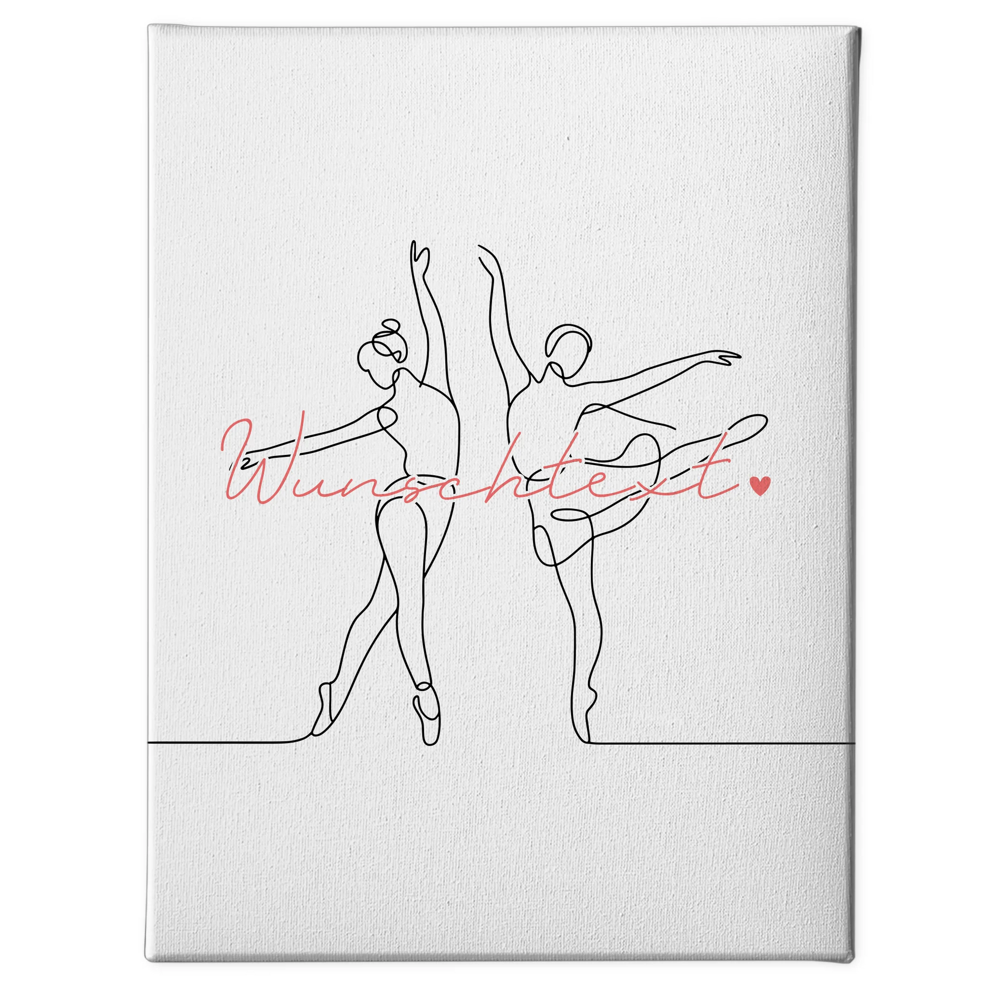 Lineart Leinwand Personalisiert Ballett Geschenk Tochter & Schwester 1