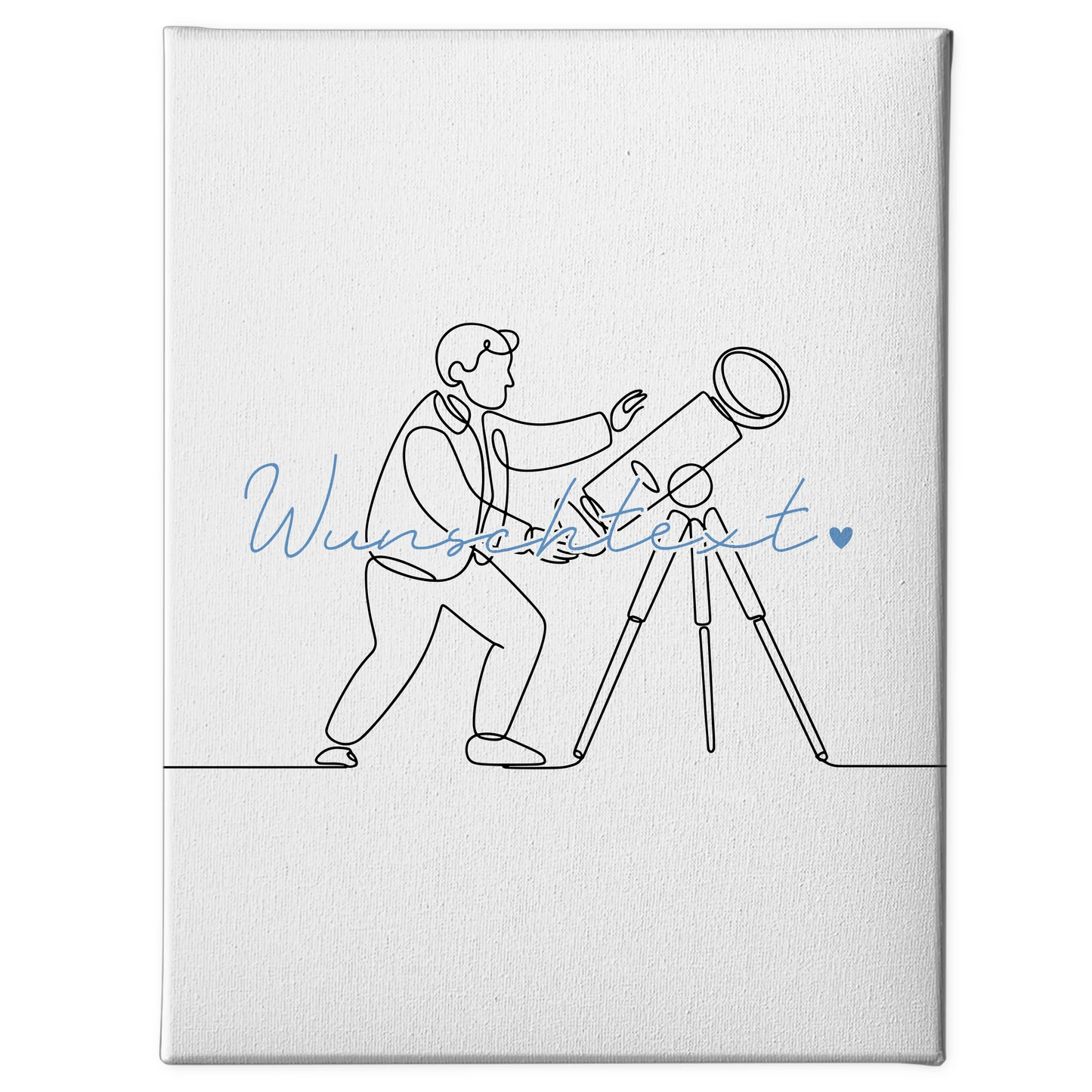 Lineart Leinwand Astronomie Geschenk Sohn & Bruder 1