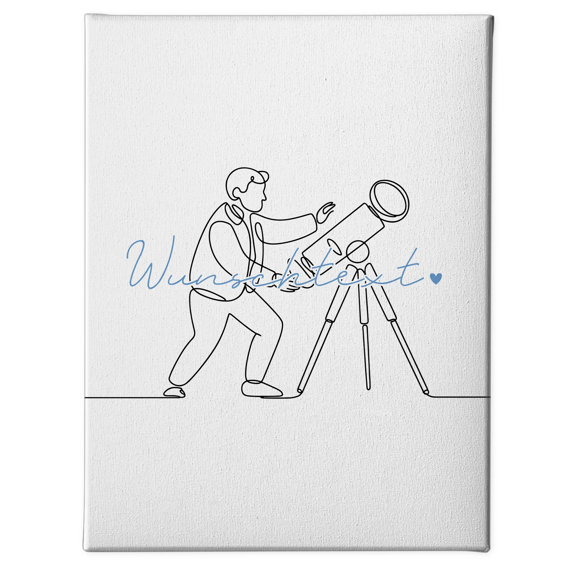 Lineart Leinwand Astronomie Geschenk Sohn & Bruder 1