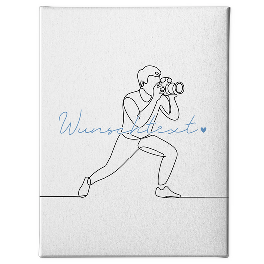 Lineart Leinwand Fotografie Geschenk Sohn & Bruder 1
