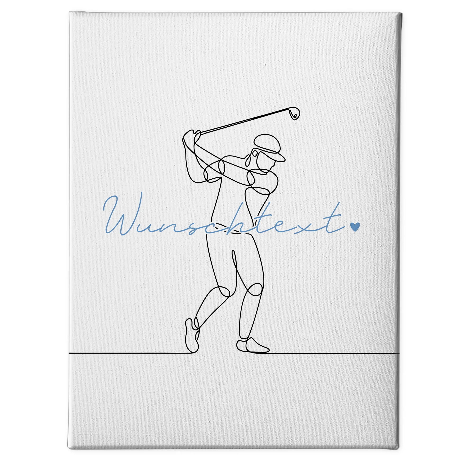 Lineart Leinwand Golf Geschenk Sohn & Bruder 1