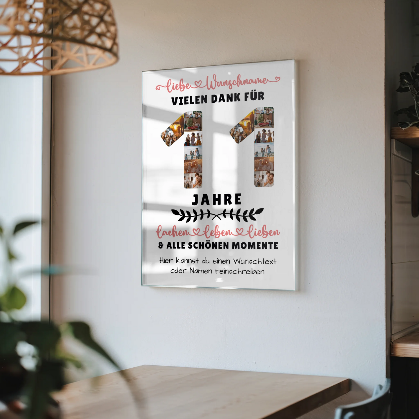 Personalisiertes Acrylglasbild 11 Geburtstag Für Sohn Tochter Bruder Neffe Nicht & Schwester