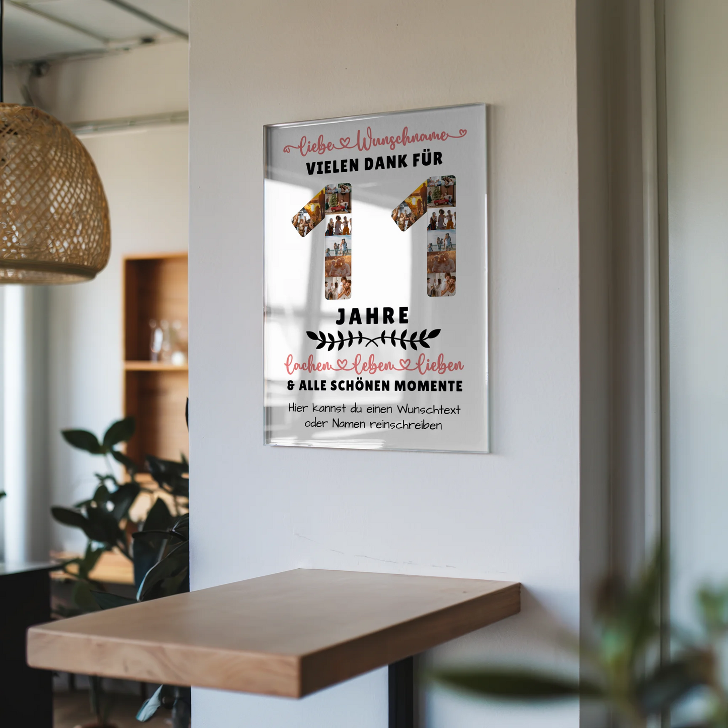 Personalisiertes Acrylglasbild 11 Geburtstag Für Sohn Tochter Bruder Neffe Nicht & Schwester