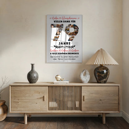 Acrylglasbild Personalisiert 79 Geburtstag Für Mama Papa Oma & Opa