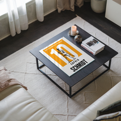 Acrylglas Wandbild Personalisiert magnetisch Baseball Baseballspielerin Geschenk für Tocher Freundin