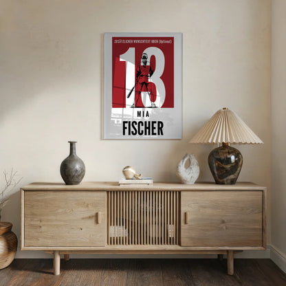 Personalisiertes Acrylglasbild Baseball Baseballspielerin Geschenk für Mädchen Turnier