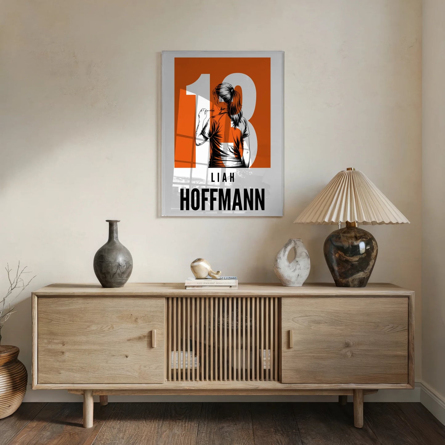 Personalisiertes Acrylglasbild Magnetisch Bowling Bowlerin Geschenk für Tocher Mama Tante Freundin