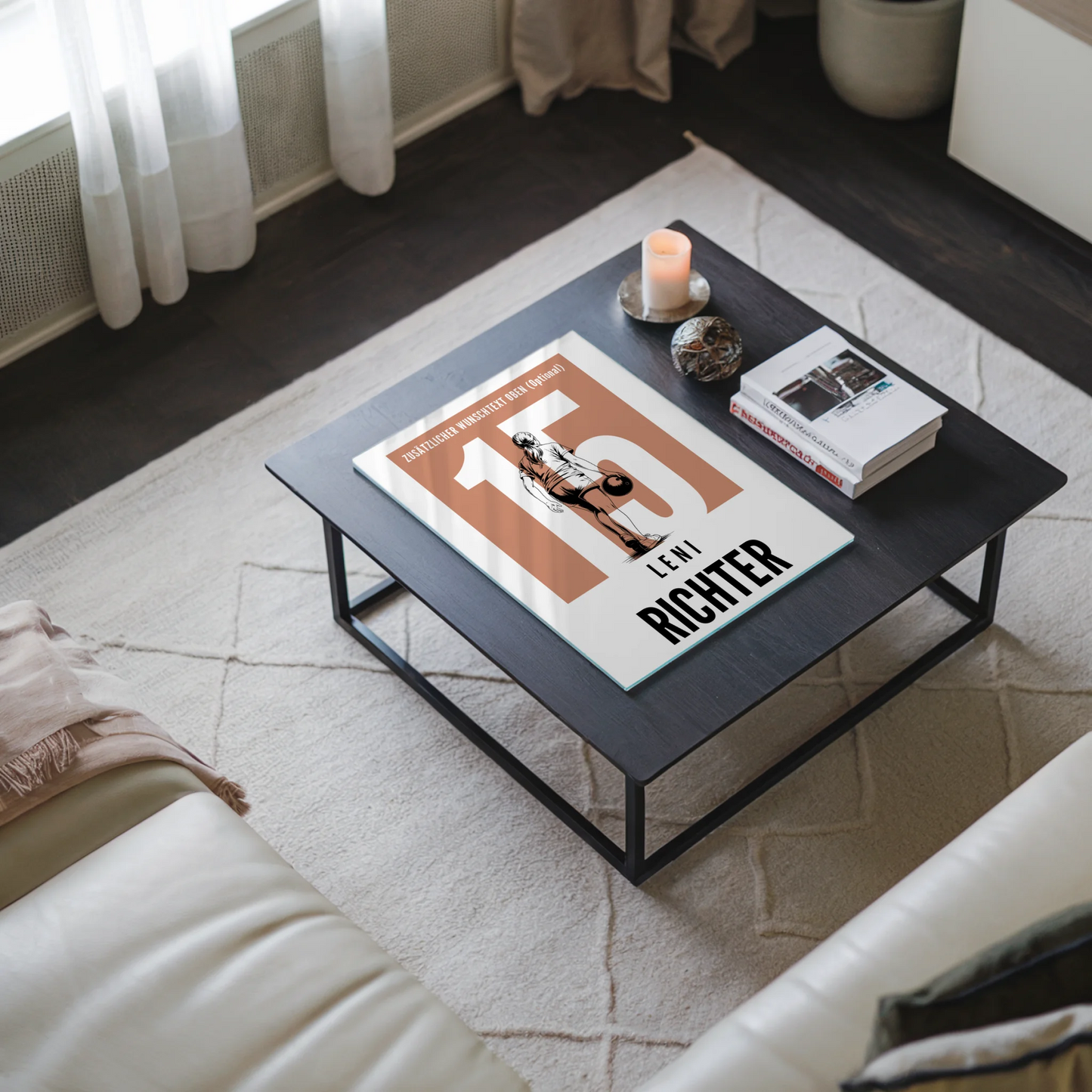 Personalisiertes Acrylglas Bild magnetisch Bowling Bowlerin Geschenk für Tocher Freundin