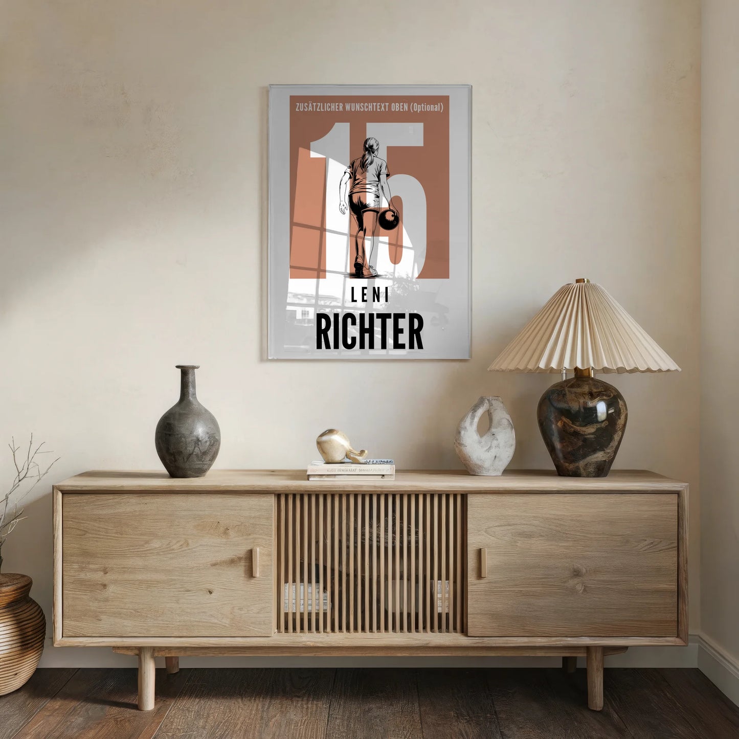 Personalisiertes Acrylglas Bild magnetisch Bowling Bowlerin Geschenk für Tocher Freundin