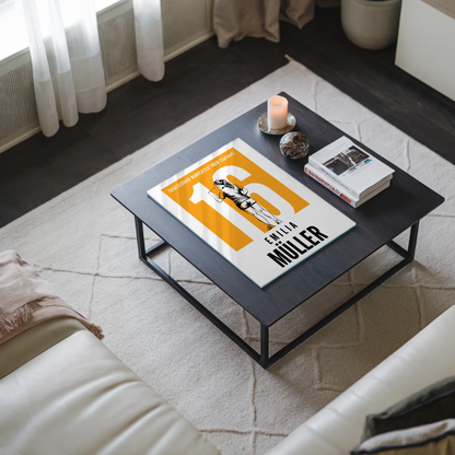 Acrylglas Bild Personalisiert magnetisch Dart Dartspielerin Geschenk für Mädchen Turnier