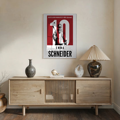 Personalisiertes Acrylglas Wandbild magnetisch Eishockey Eishockeyspielerin Geschenk für Tocher Mama Tante Freundin