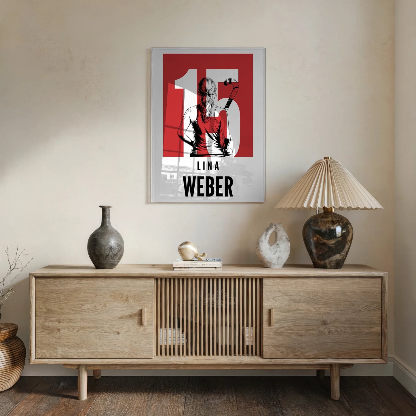 Acrylglasbild Personalisiert Feldhockey Feldhockeyspielerin Geschenk für Mädchen Turnier