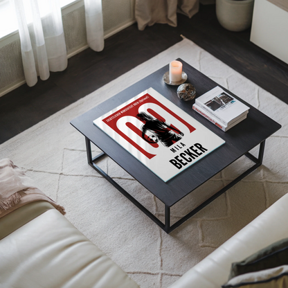 Personalisiertes Acrylglas Wandbild Fußball Fußballerin Geschenk für Tocher Freundin