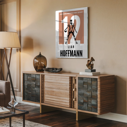 Personalisiertes Acrylglas Bild magnetisch Handball Handballerin Geschenk für Mädchen Turnier