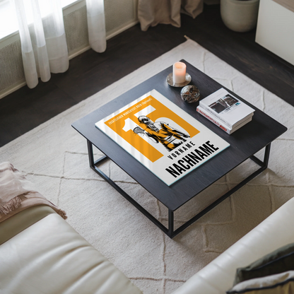 Acrylglas Bild Personalisiert magnetisch Lacrosse Lacrossespielerin Geschenk für Tocher Mama Tante Freundin