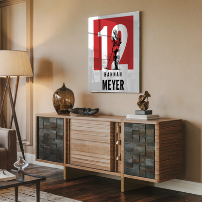 Personalisiertes Acrylglas Bild Polo Polospielerin Geschenk für Tocher Mama Tante Freundin