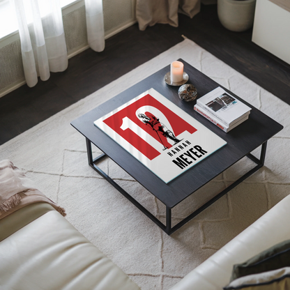 Personalisiertes Acrylglas Bild Polo Polospielerin Geschenk für Tocher Mama Tante Freundin