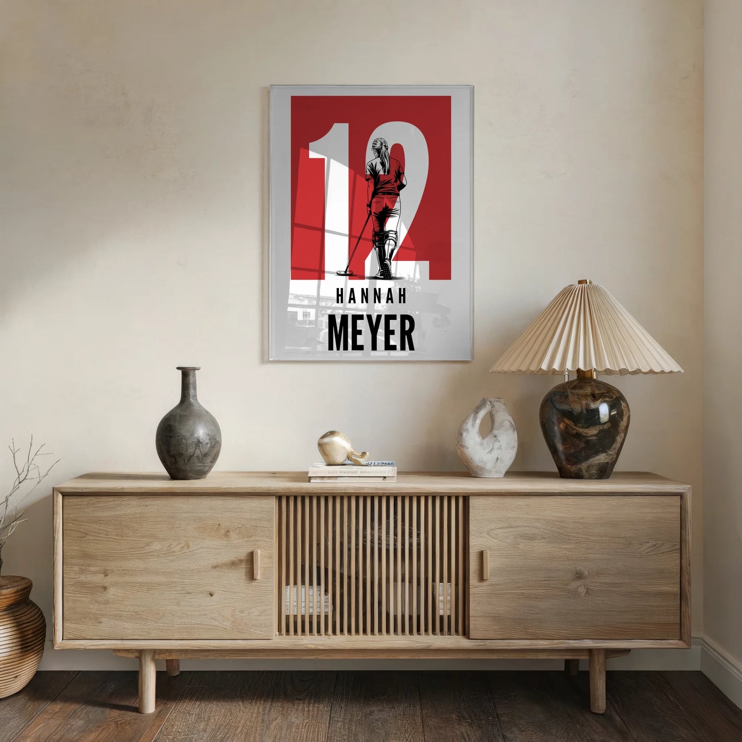 Personalisiertes Acrylglas Bild Polo Polospielerin Geschenk für Tocher Mama Tante Freundin