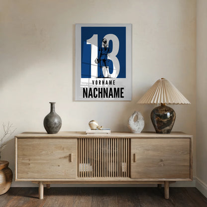 Acrylglas Bild Personalisiert magnetisch Softball Softballspielerin Geschenk für Mädchen Turnier