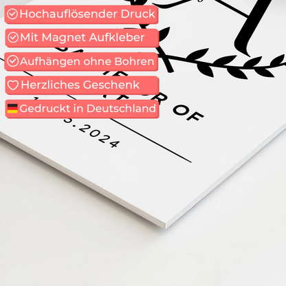 Fotoboard Bachelor Abschluss Geschenk Bachelor Of Arts