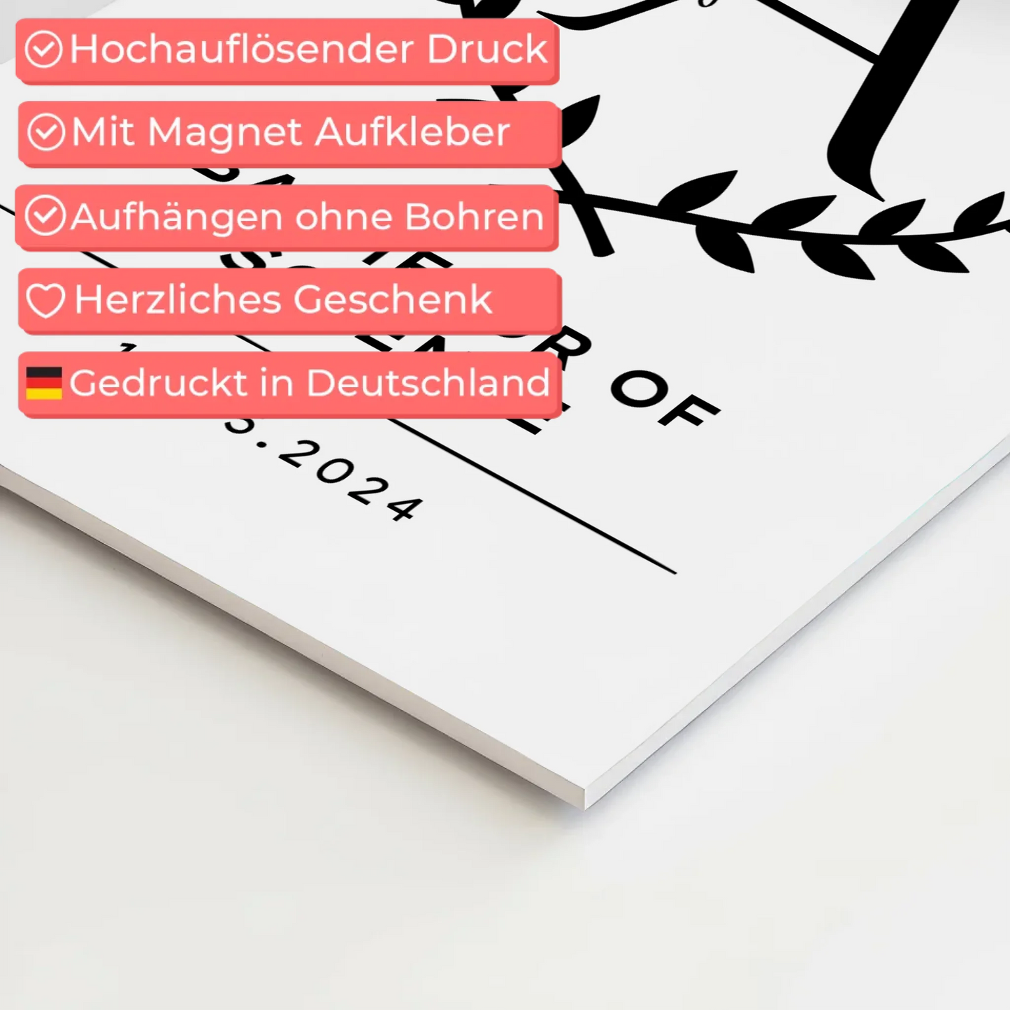 Fotoboard Magnet Poster Geschenk Zum Bachelorabschluss Bachelor Of Science