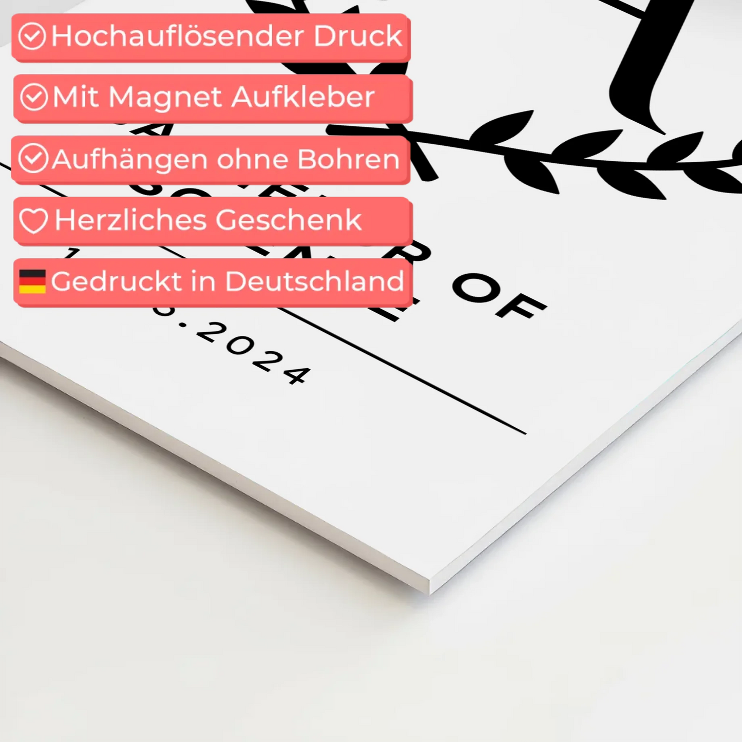 Fotoboard Magnet Poster Geschenk Zum Bachelorabschluss Bachelor Of Science