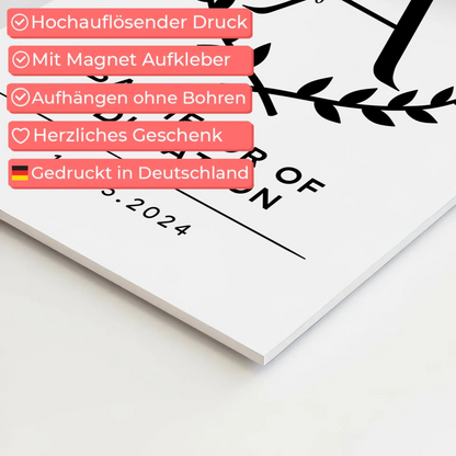 Magnet Fotoboard Geschenk Zum Bestandenen Bachelor Bachelor Of Education