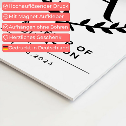 Magnet Fotoboard Geschenk Zum Bestandenen Bachelor Bachelor Of Education