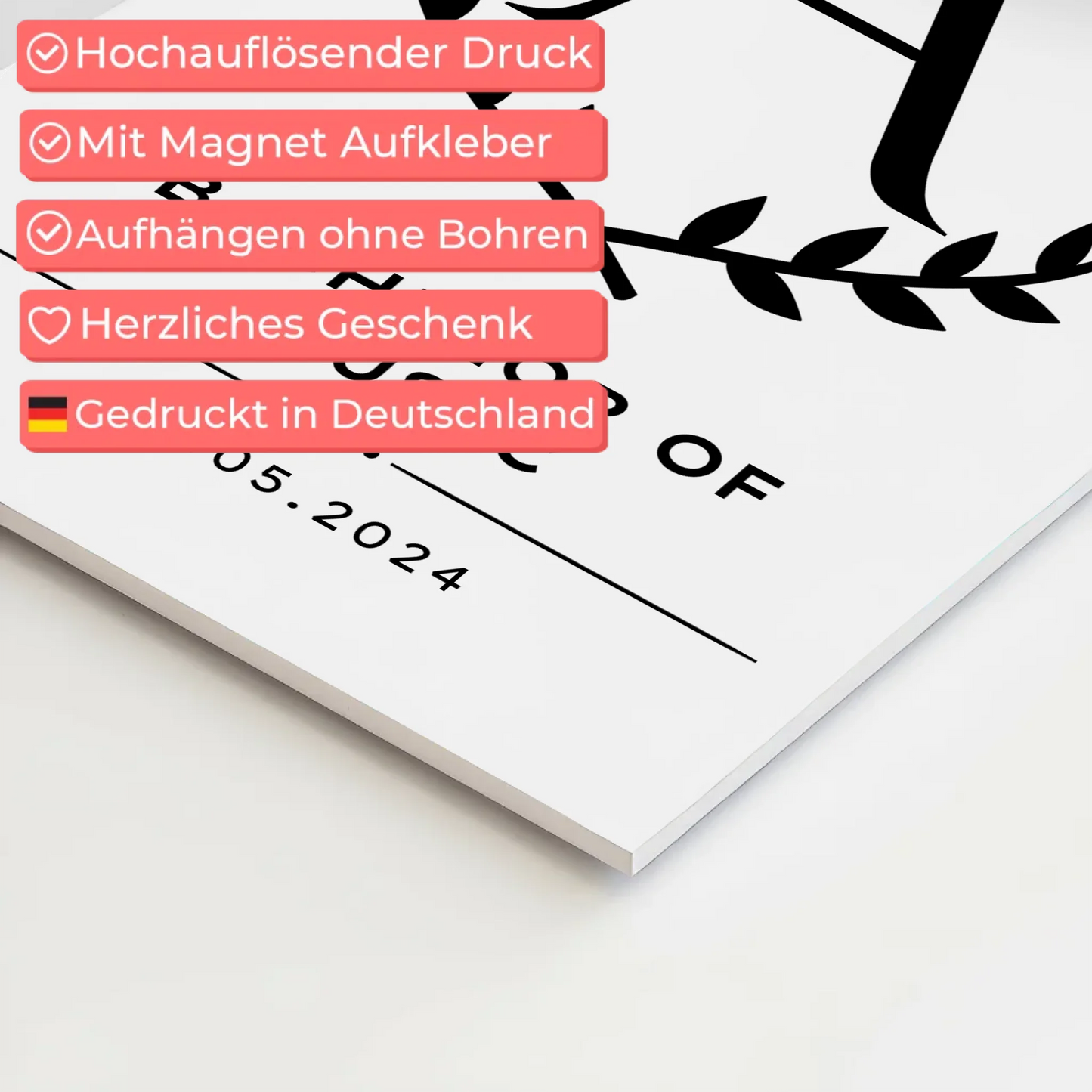 Magnet Wandbild Fotoboard Geschenk Zum Bachelorabschluss Bachelor Of Music