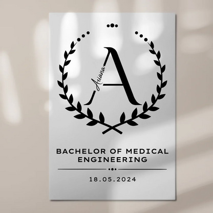 Fotoboard Geschenk Bachelorabschluss Bachelor Of Medical Engineering